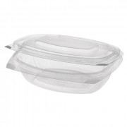 Ravier salade PLA+couv.charnière 500ml - 50pcs